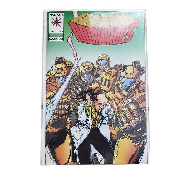 Armorines Comic Book Lot of 5 Issues Valiant Comics Vintage - Picture 2 of 6